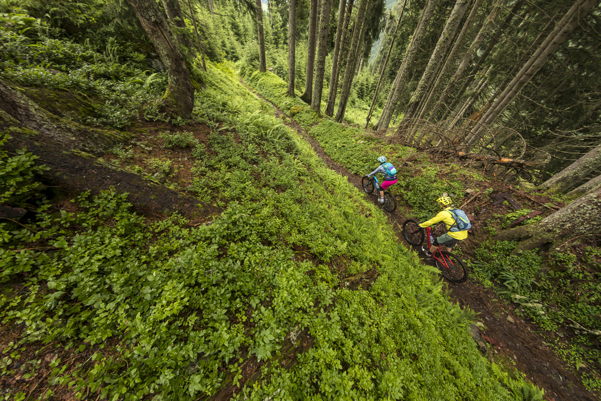 Mountainbike Strecke in Saalfelden © WOM Medien