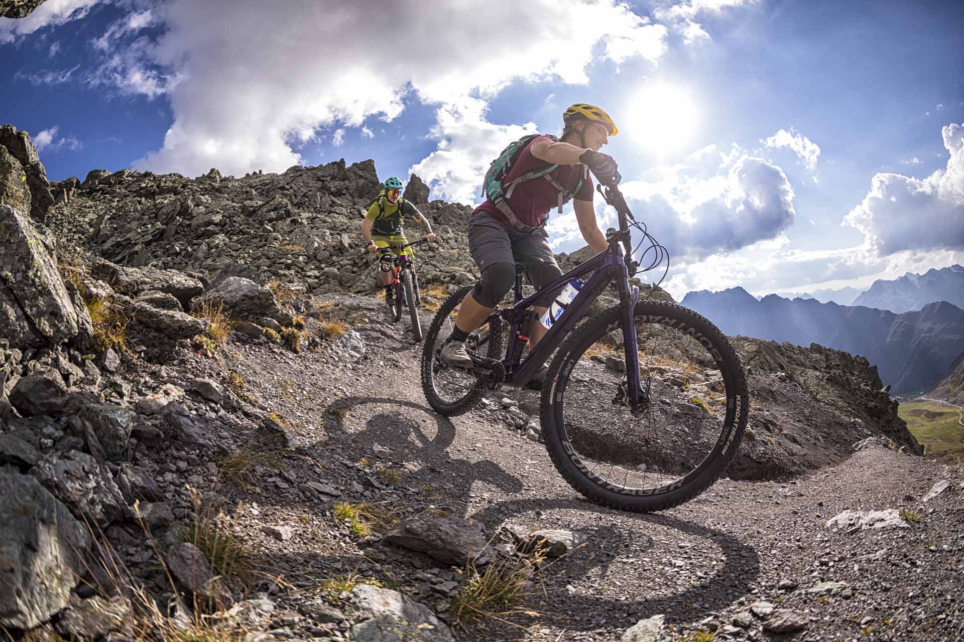 Velill-Trail in der Mountainbike Arena Ischgl © WOM Medien