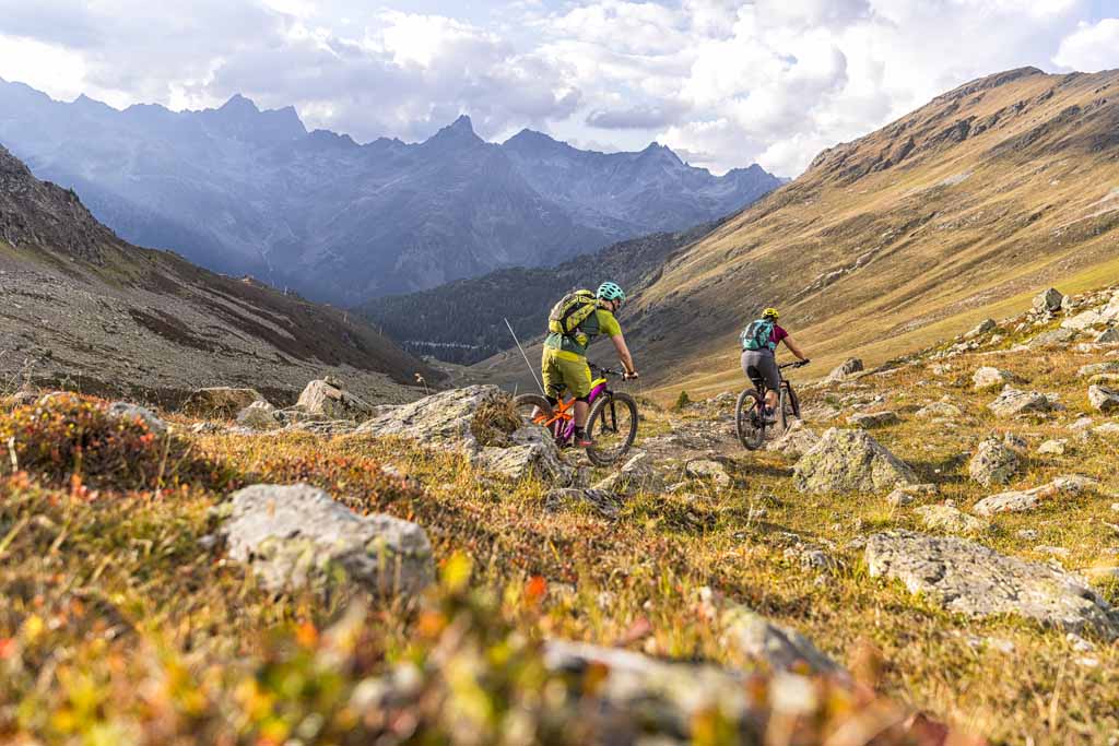 Velill-Trail in der Mountainbike Arena Ischgl © WOM Medien