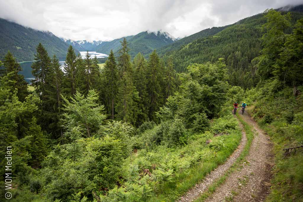 Mountainbiken am Weissensee © WOM Medien