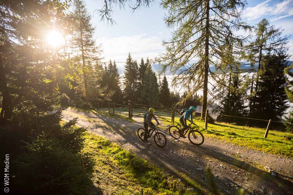 Mountainbike Trail in der Salzburger Sportwelt © WOM Medien