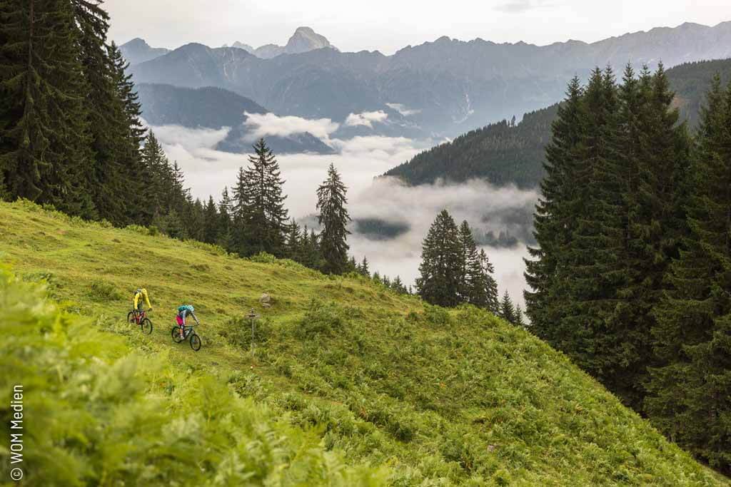 Mountainbiken in Saalfelden Leogang im Pinzgau © WOM Medien