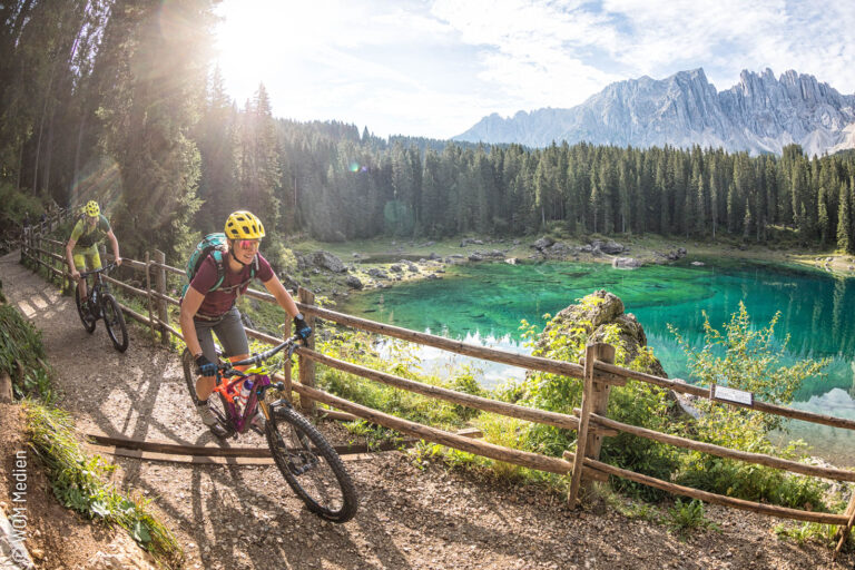 Read more about the article Rauf aufs Bike und ab in die Dolomiten!